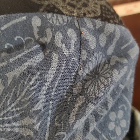 Hand Jive Wearable Art Hand Made Patchwork Tunic Top Size S Hippie Boho Fairy - Picture 9 of 13